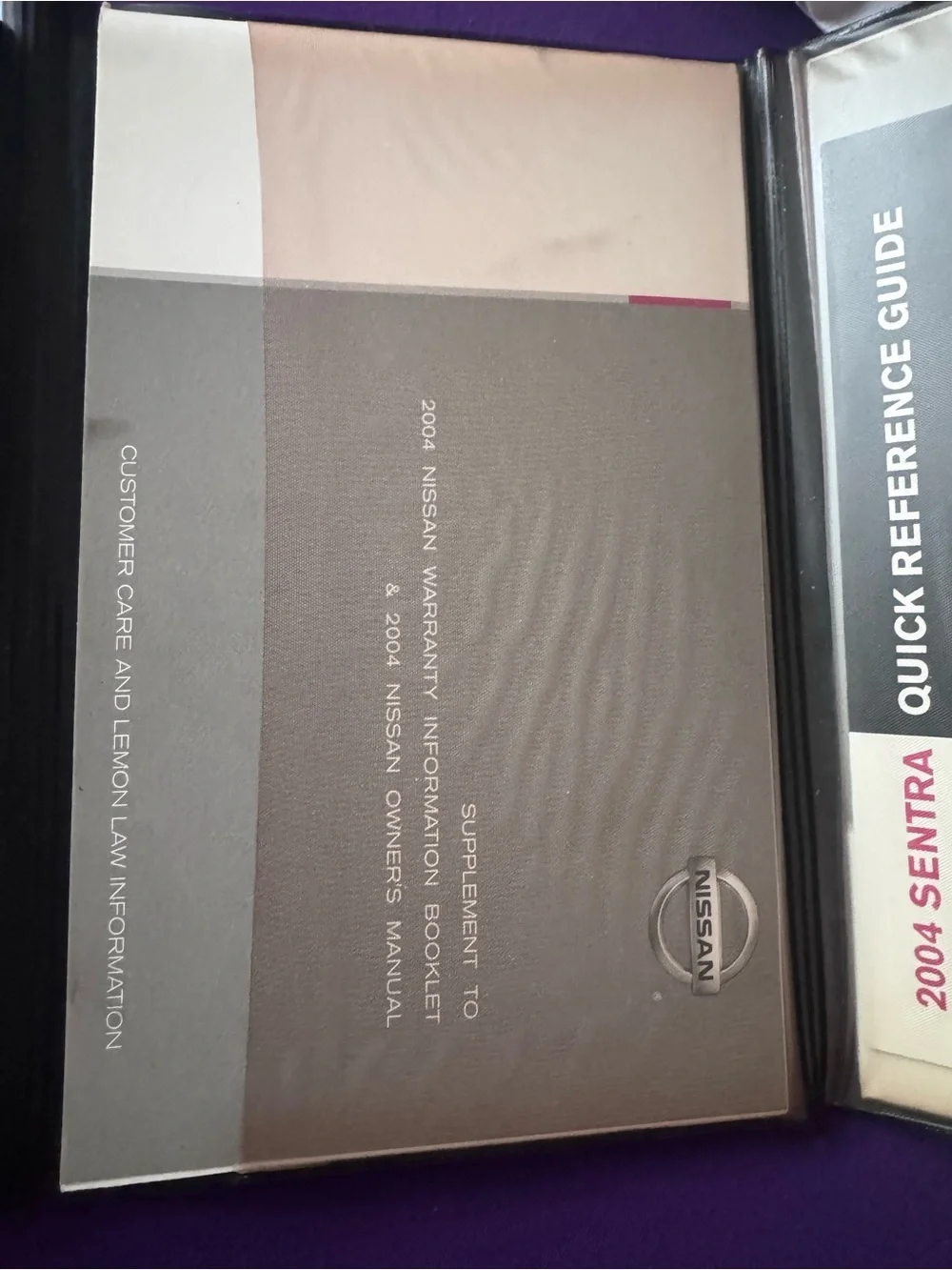 Nissan Sentra 2004 Owners Manual